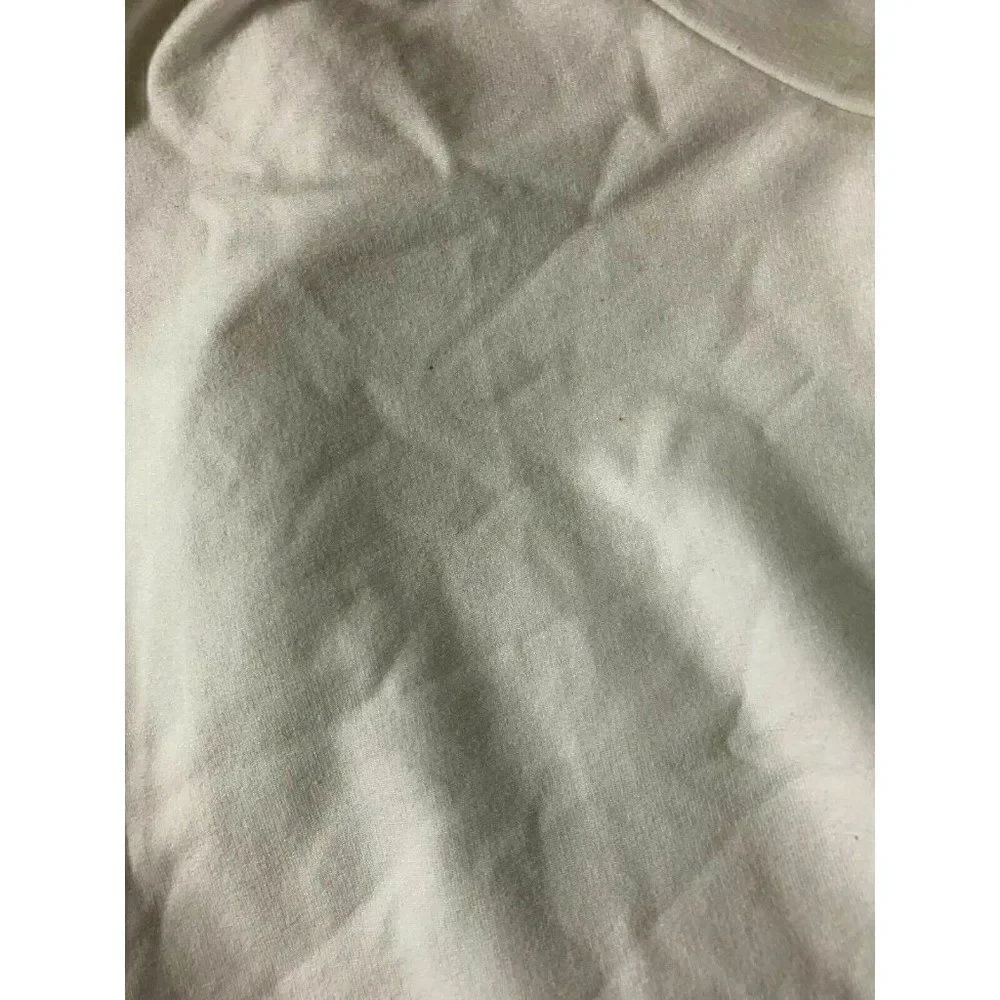 Zara Womens Blue White Long Sleeve Sweater Sweat Shirt Top Medium